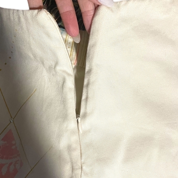 GOLF Skirt side pleated skort with argyle Light Khaki Size Small Shorts Skort - Picture 13 of 16